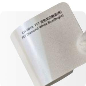 PET Diamond White Blue (Bright)