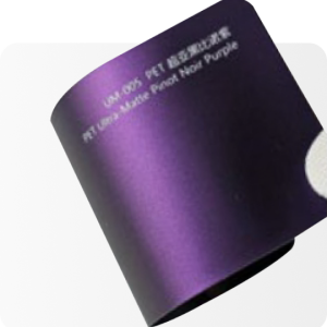 PET Ultra-Matte Pinot Noir Purple